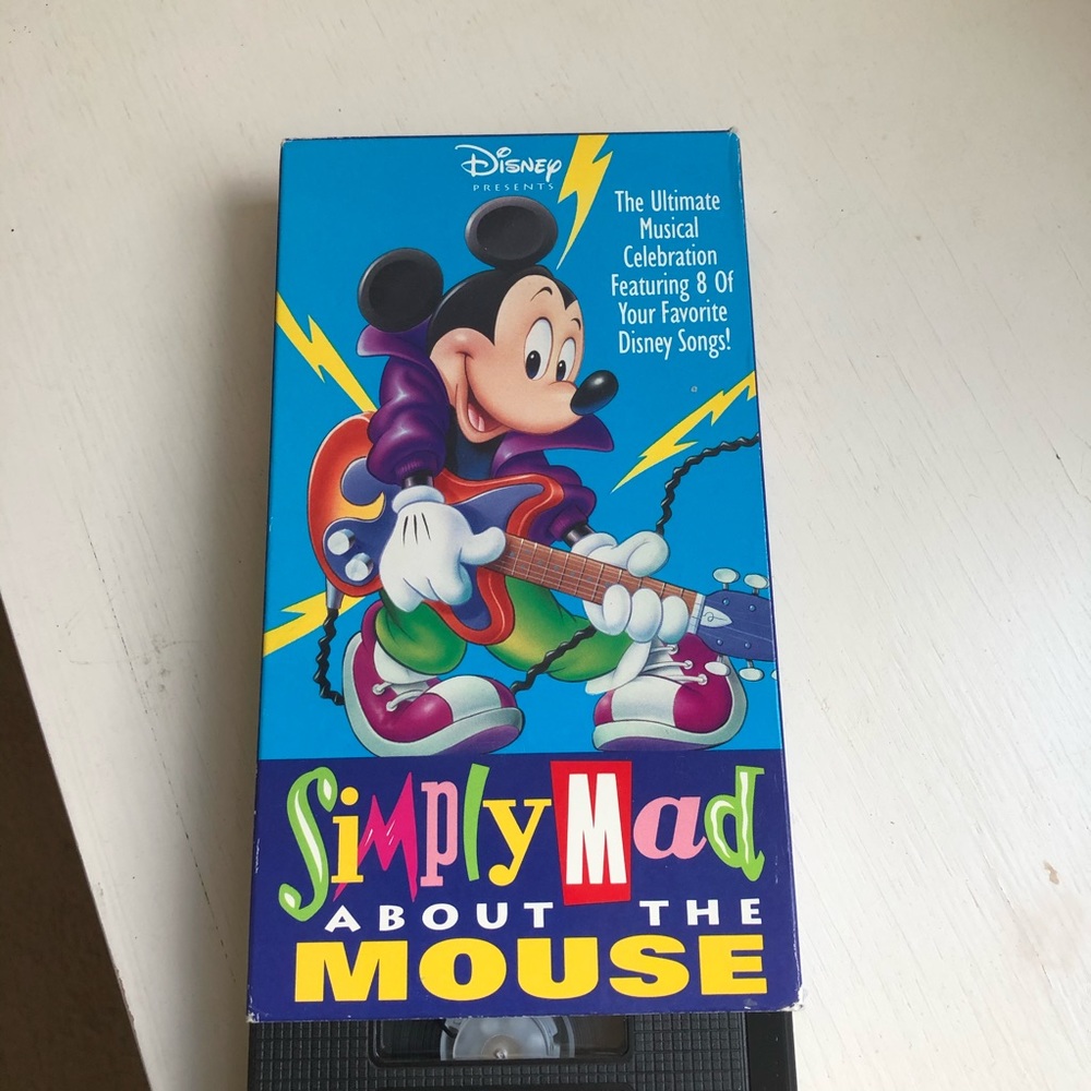 VHS Disney Simply Mad About The Mouse -Billy Joel